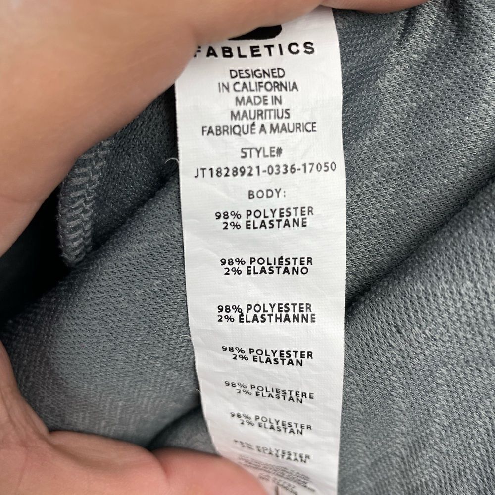 Fabletics Open Front Athletic Cardigan Top Size L EUC - Picture 9 of 9